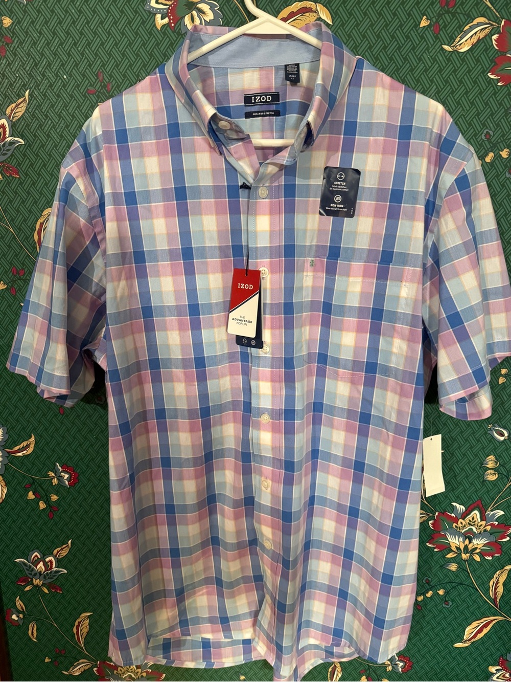 Men’s Plaid button up by IZOD